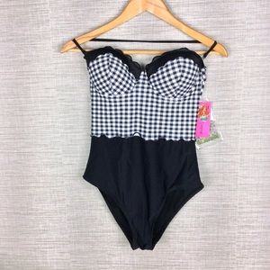Medium Betsey Johnson Swimsuit.